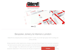 Tablet Screenshot of gildacroft.com